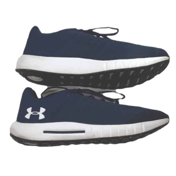 Under Armour Other - Under Armour men's size 13 blue white athletic shoes